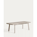 Розсувний вуличний стіл Izola Taupe 185 (235) x 100cm4